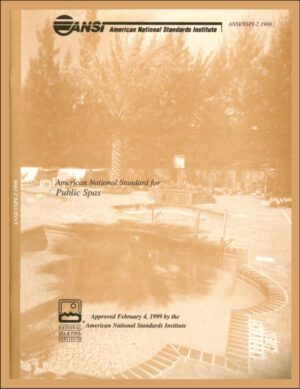 NSPI-2 1999 Standard for Public Spas (PDF)